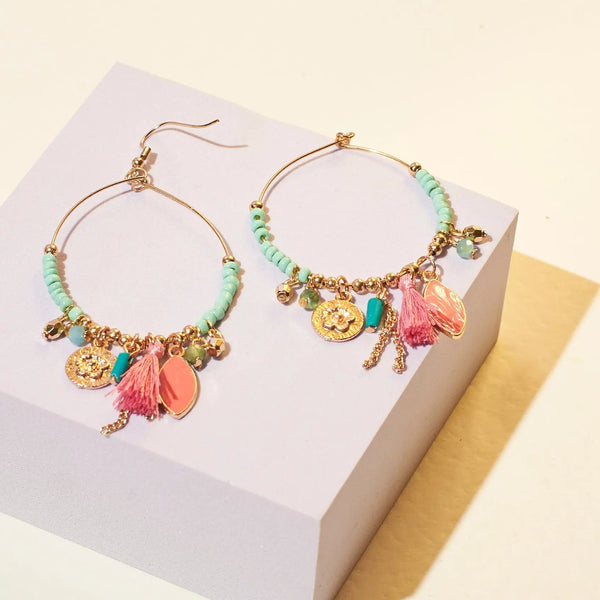Odyssey Beads Tassel Earrings