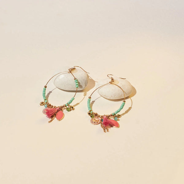 Odyssey Beads Tassel Earrings