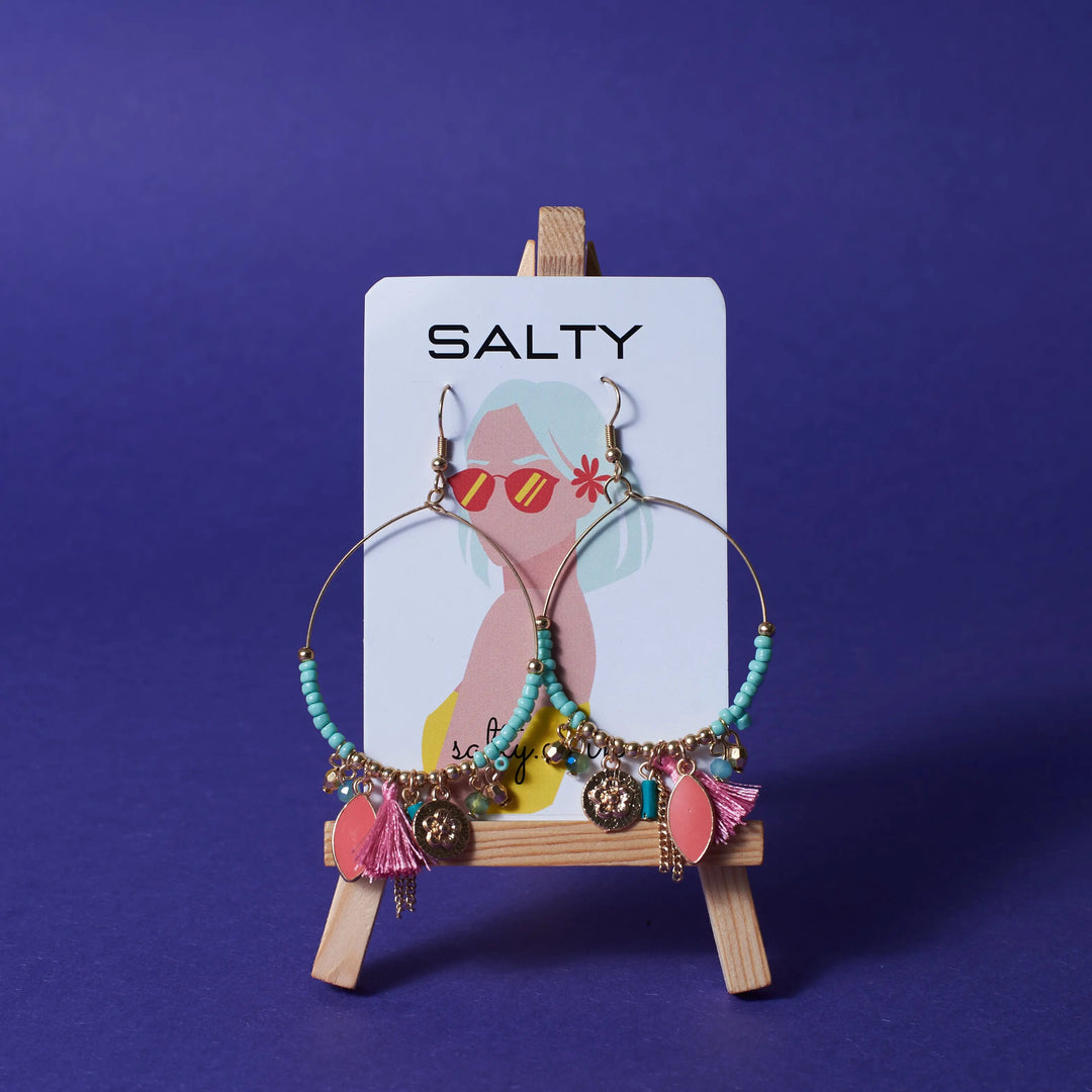 Odyssey Beads Tassel Earrings - Salty Accessories