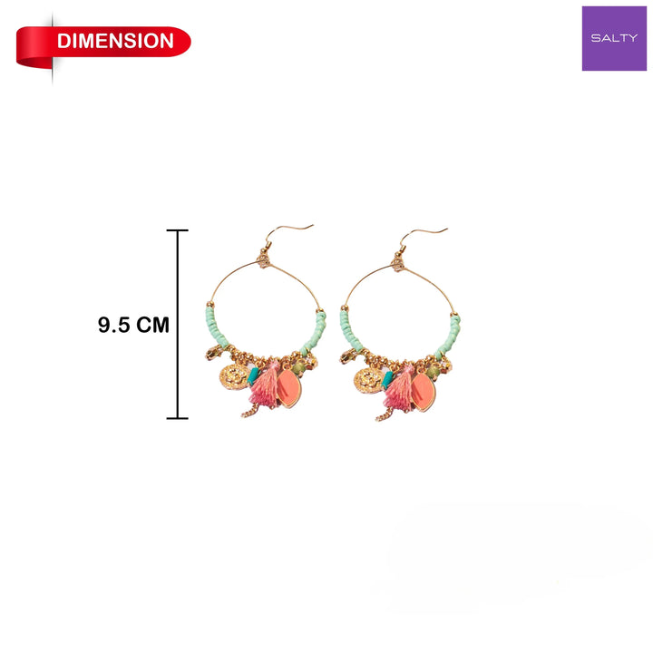 Odyssey Beads Tassel Earrings - Salty Accessories