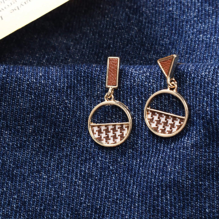 Office Check Earrings - Salty Accessories