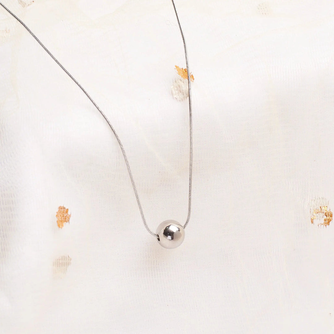 Dream Ball Silver Necklace - Salty Accessories