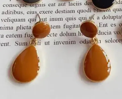 Office Tawny Drop Earrings - Salty Accessories