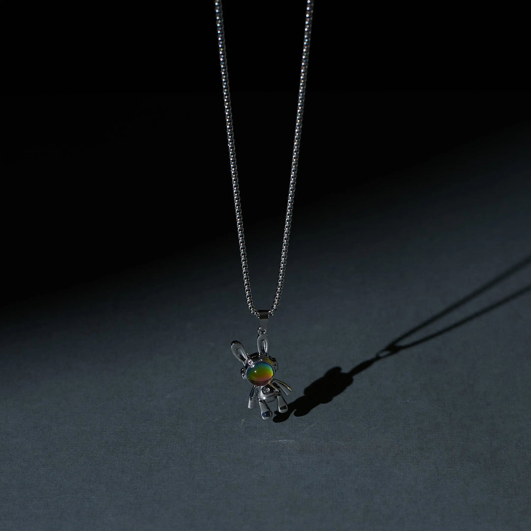 Opal Spaceman Stainless Steel Chain - Salty Accessories