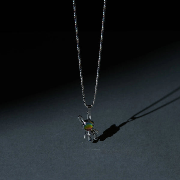 Opal Spaceman Stainless Steel Chain