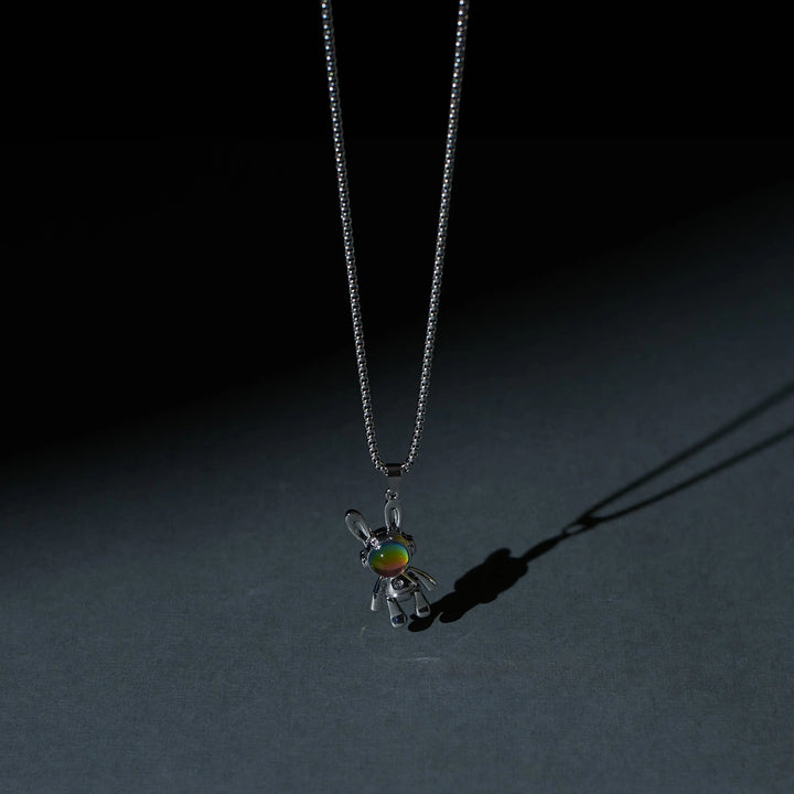 Opal Spaceman Stainless Steel Chain - Salty Accessories