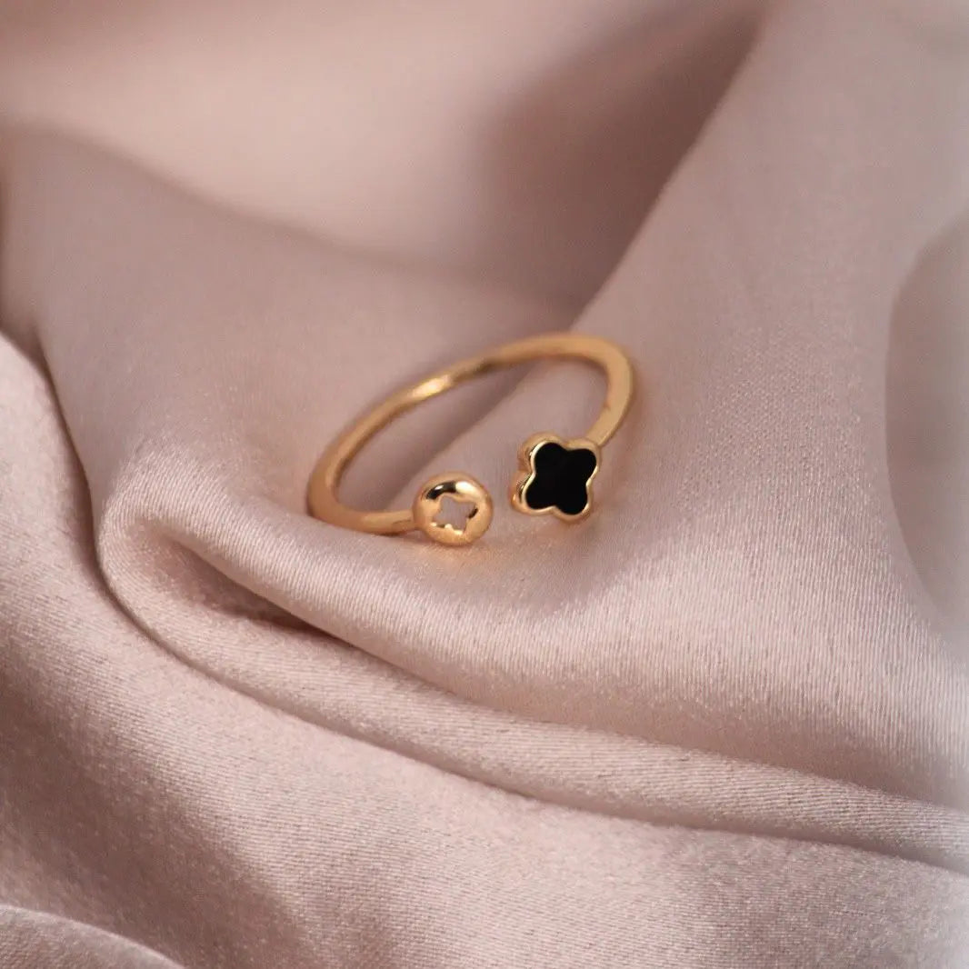Open Clover Golden Band - Salty Accessories