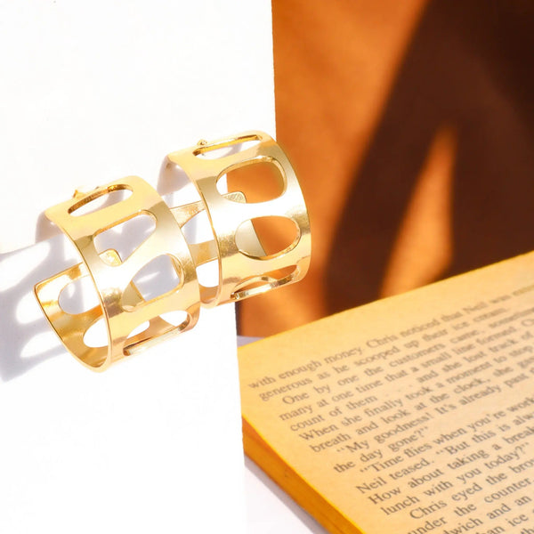 Open Gold Hoops