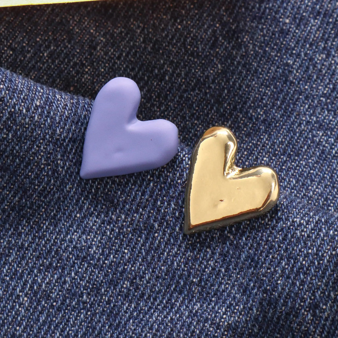 Opposite Attract Blue & Gold Earrings - Salty Accessories