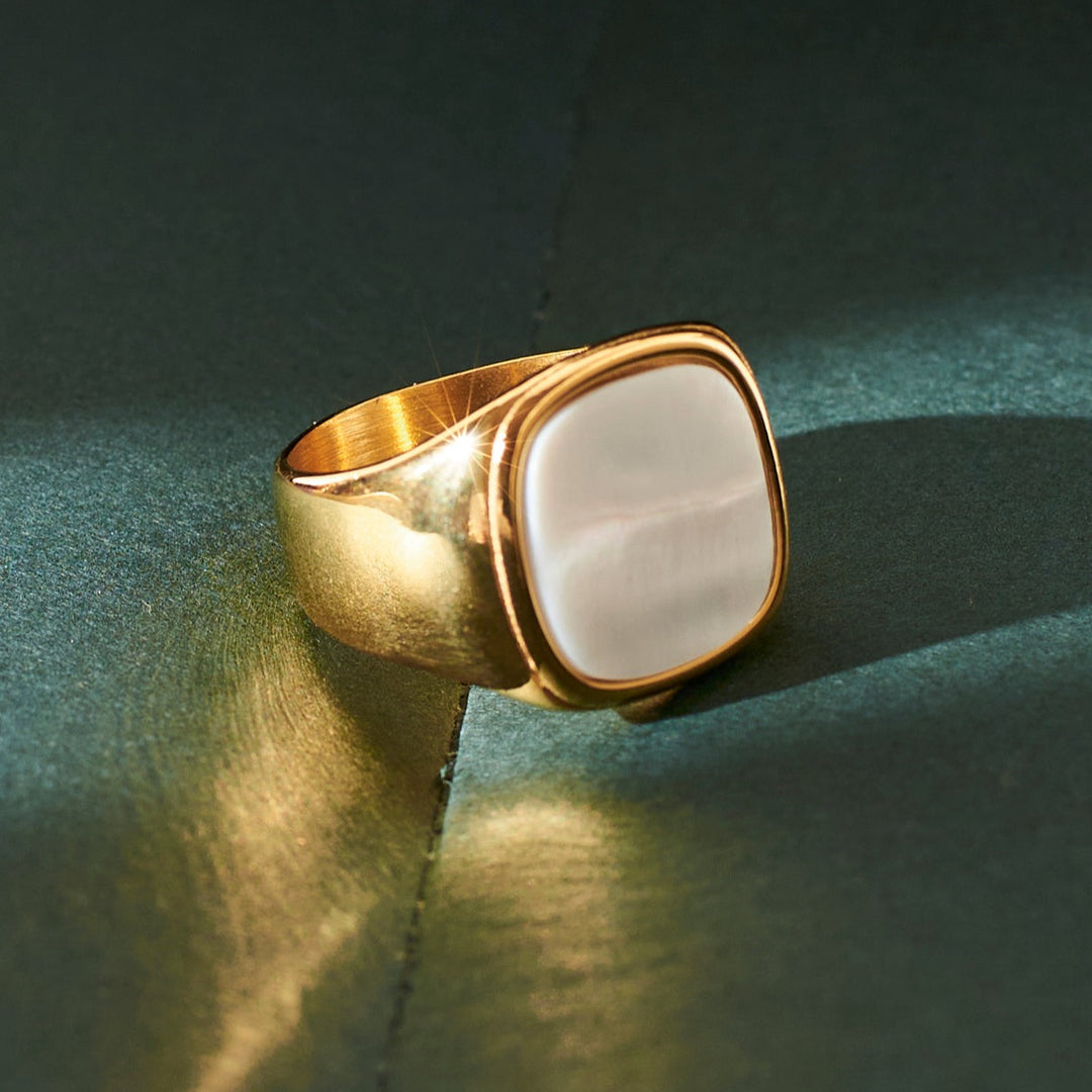 Opulent Odyssey Gold Men's Ring | Salty