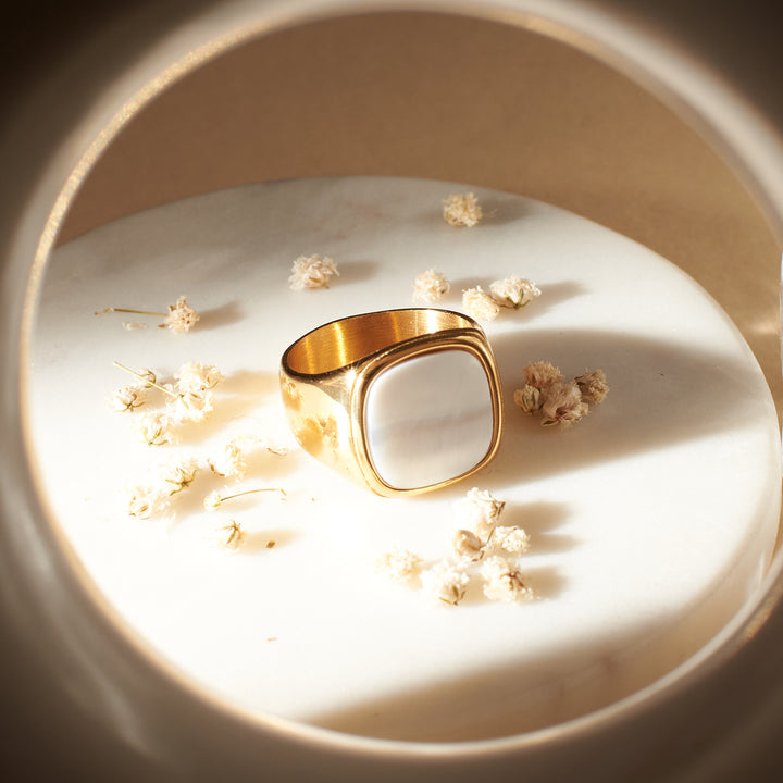 Opulent Odyssey Gold Men's Ring | Salty