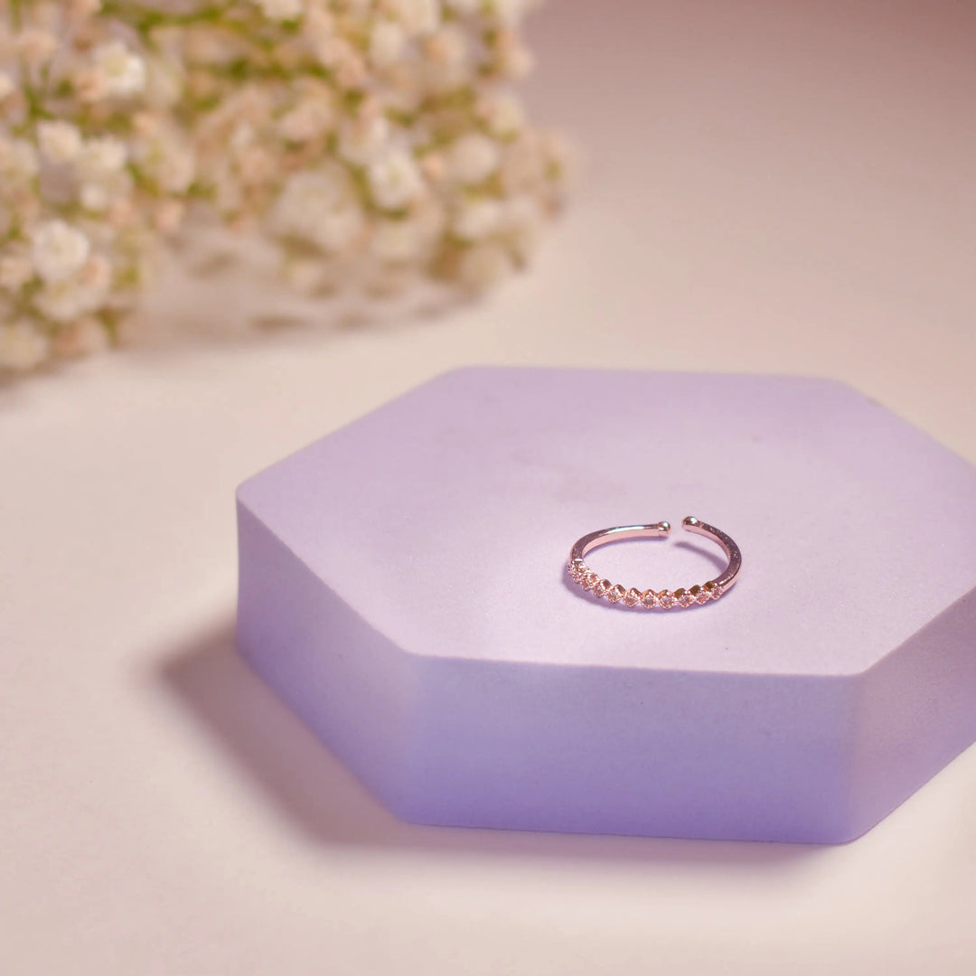 Ornate Minimal Ring - Rose Gold | Salty