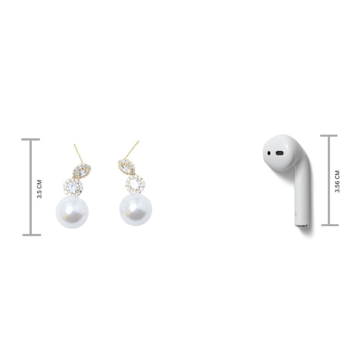 Oyster Pearl Tassel Earring - Salty Accessories