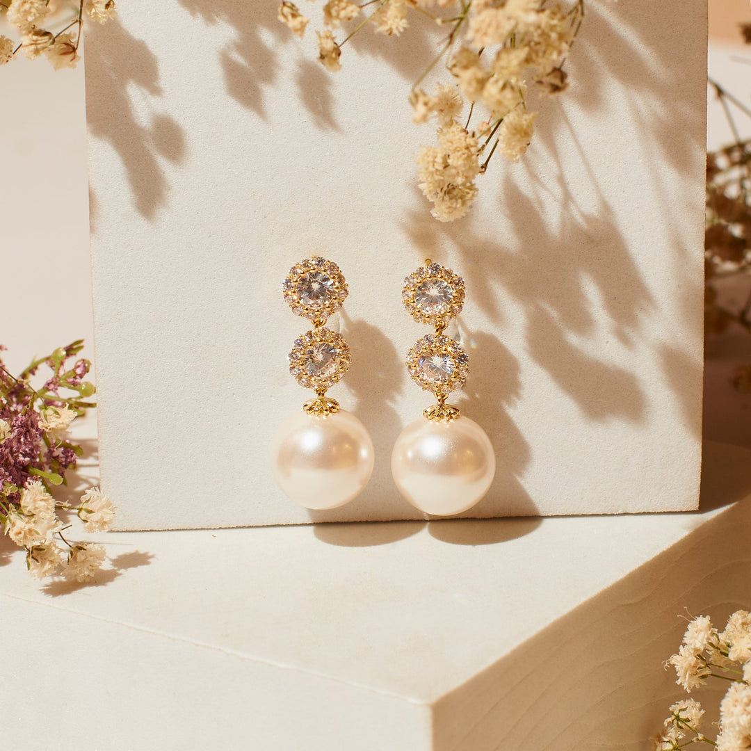 Oyster Pearl Tassel Earring - Salty Accessories