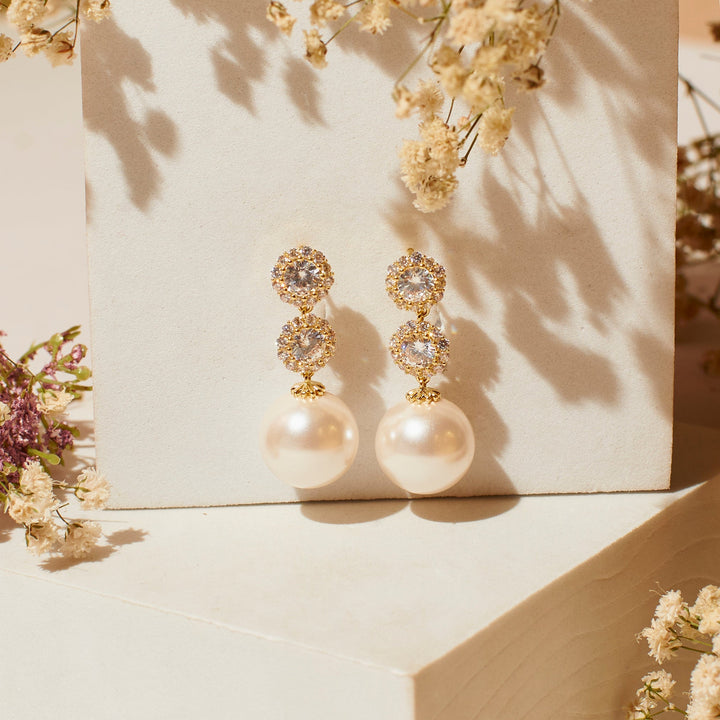 Oyster Pearl Tassel Earring - Salty Accessories