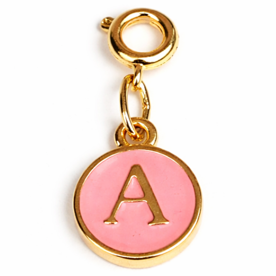 Pink Alphabet Charms