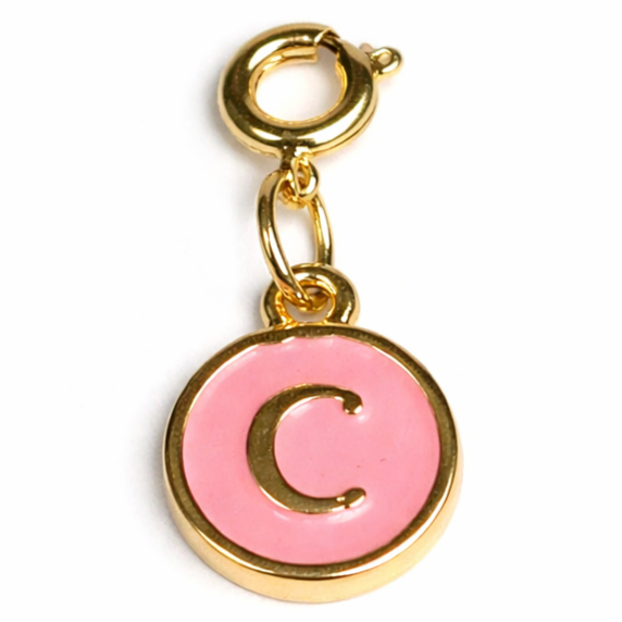 Pink Alphabet Charms