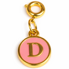 Pink Alphabet Charms