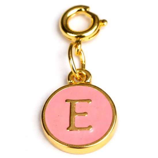 Pink Alphabet Charms