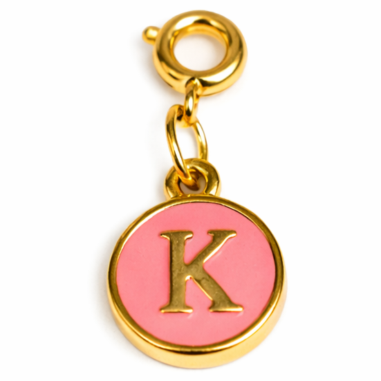 Pink Alphabet Charms