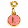 Pink Alphabet Charms