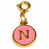 Pink Alphabet Charms