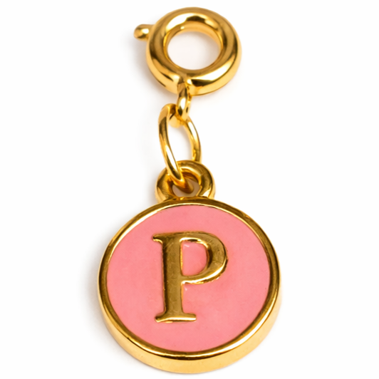Pink Alphabet Charms