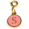Pink Alphabet Charms