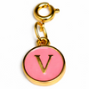 Pink Alphabet Charms