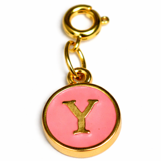 Pink Alphabet Charms