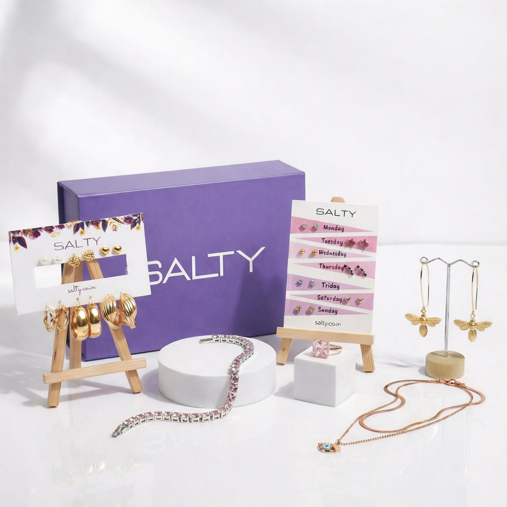 Lavish Lavender Birthday Jewellery Gift Box for Her