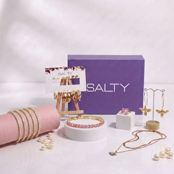 Lavish Lavender Jewellery Gift Box for Her