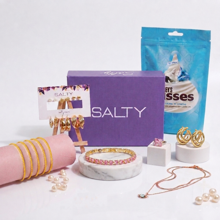 Lavish Lavender Jewellery Gift Box for Her