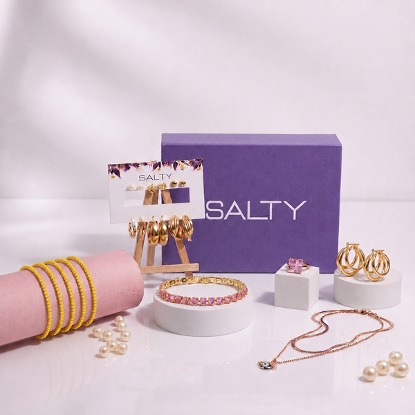 Lavish Lavender Jewellery Gift Box for Her
