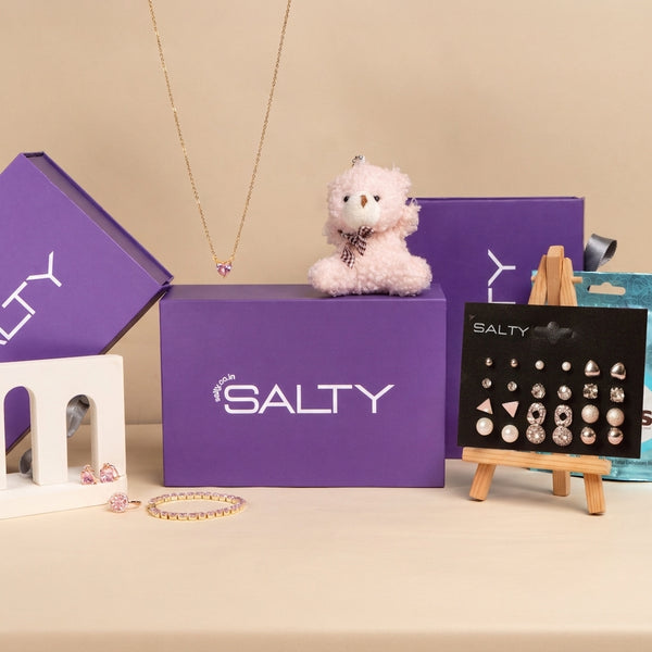 Lavish Lavender Jewellery Gift Box for Her