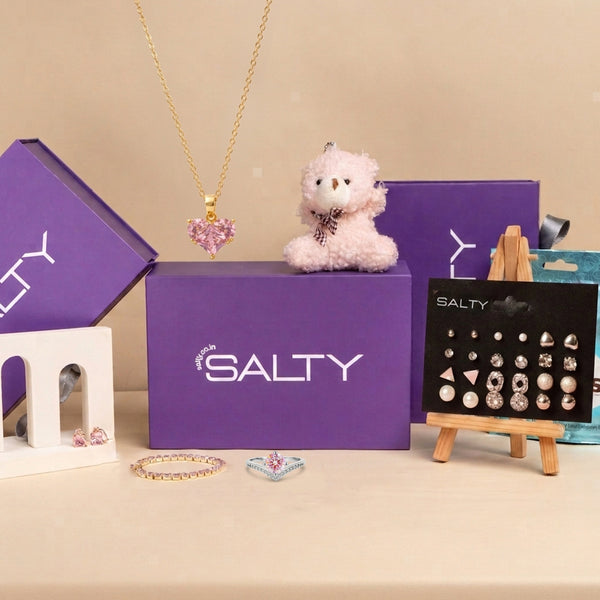 Lavish Lavender Jewellery Gift Box for Her