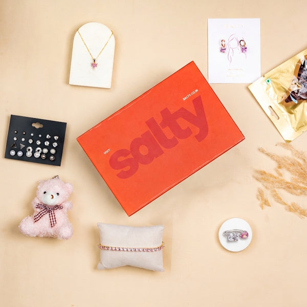 Lavish Lavender Jewellery Gift Box for Her