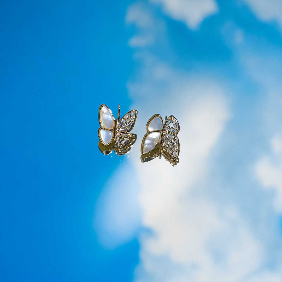 Papillon Splendor Studs - Salty Accessories