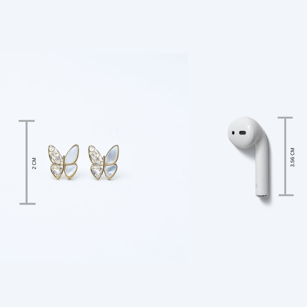 Papillon Splendor Studs - Salty Accessories