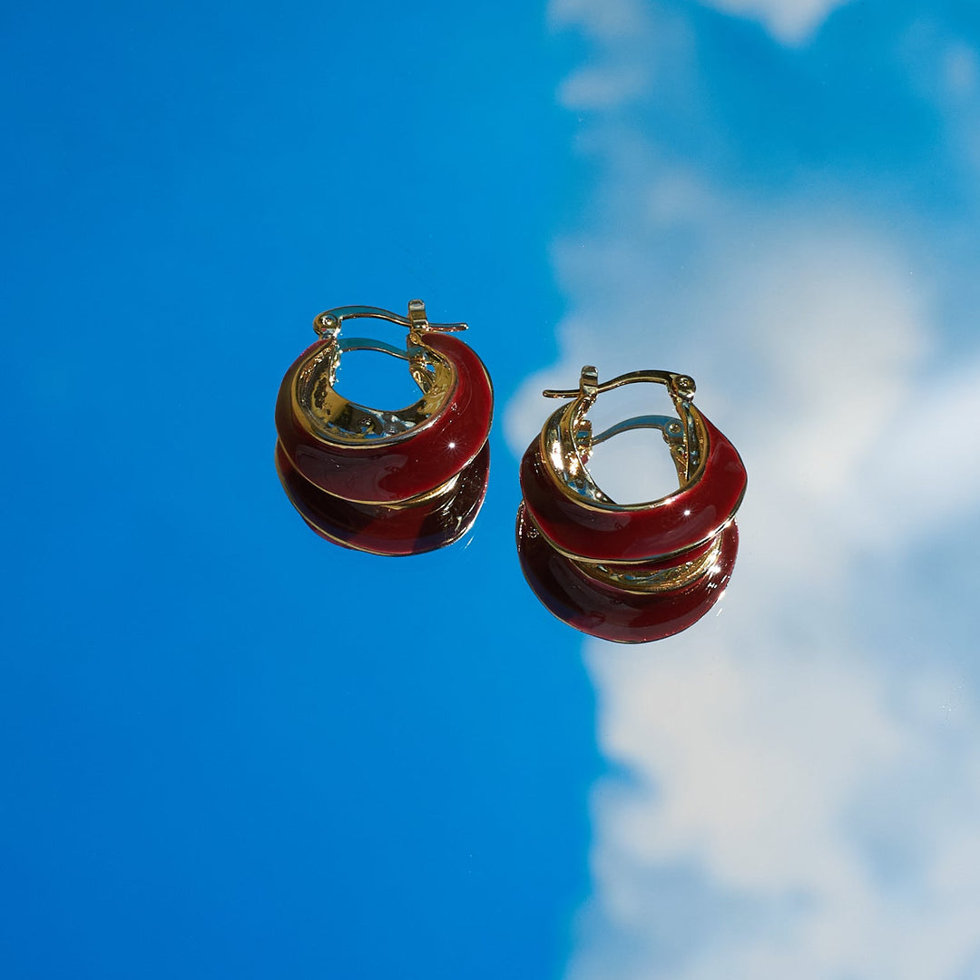 Party Chic Bell Hoops - Salty Accessories