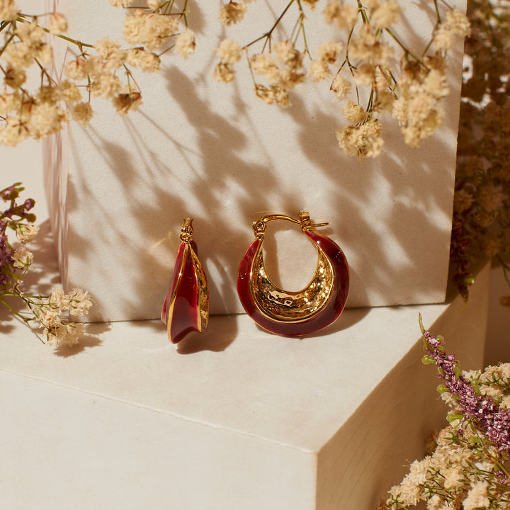 Party Chic Bell Hoops Salty