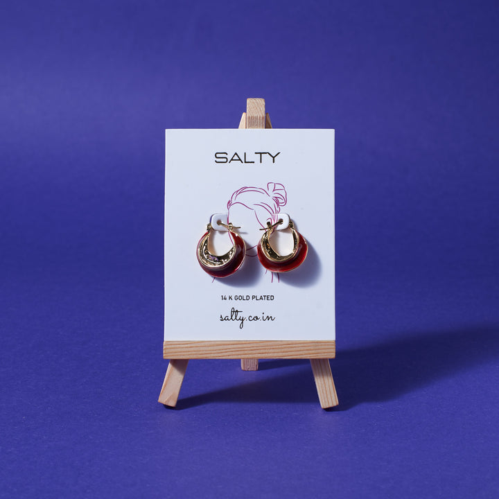Party Chic Bell Hoops - Salty Accessories