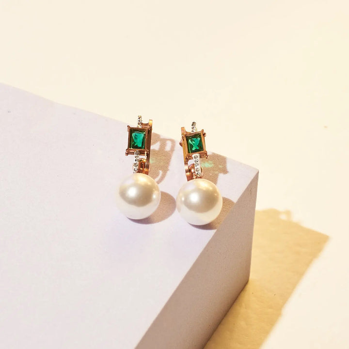 Pearl Dewdrop Earrings - Salty Accessories