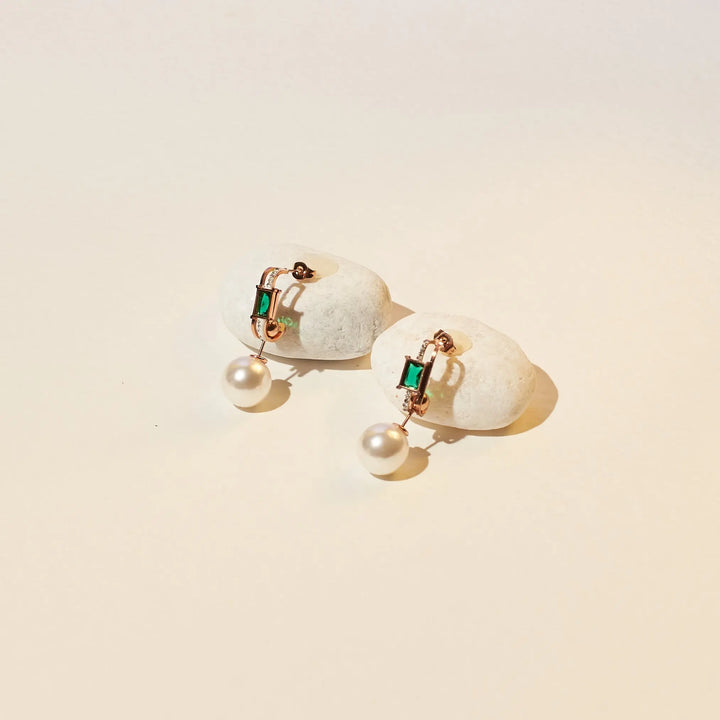 Pearl Dewdrop Earrings - Salty Accessories