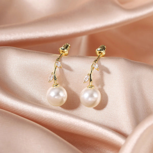 Pearl Sprout Earrings