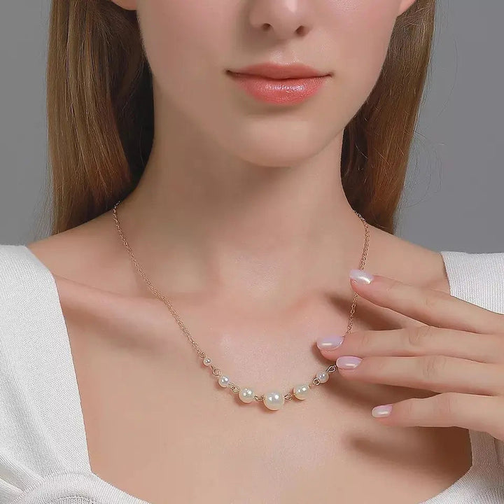 Pearl Charm Necklace - Salty Accessories