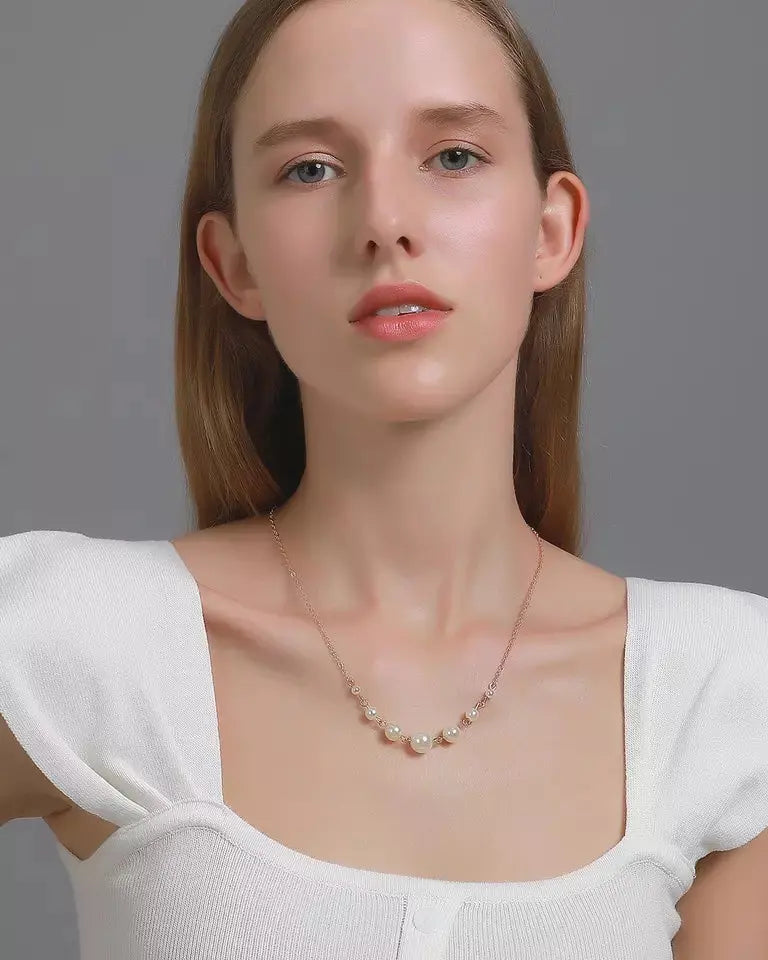 Pearl Charm Necklace - Salty Accessories