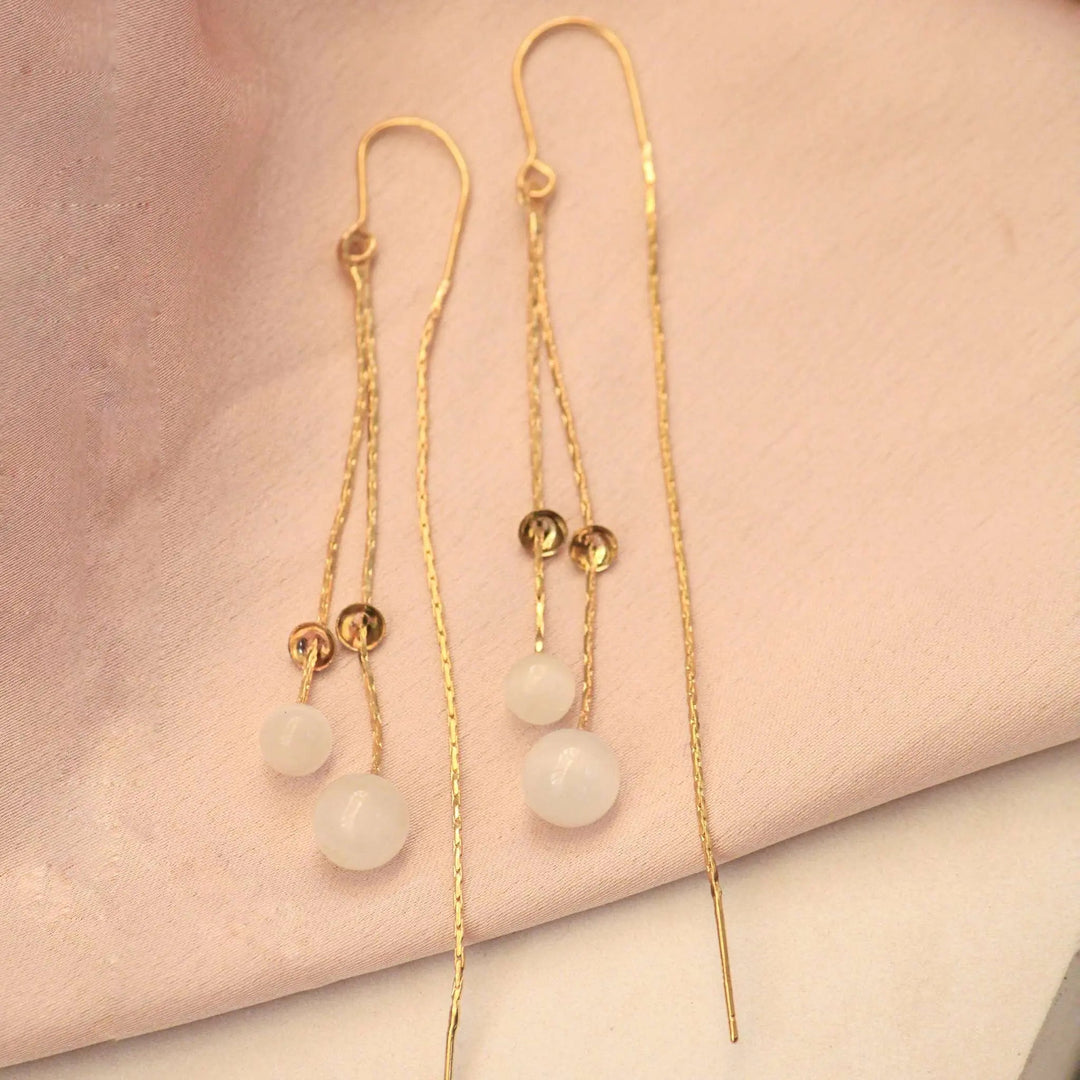 Pearly Golden Threader - Salty Accessories
