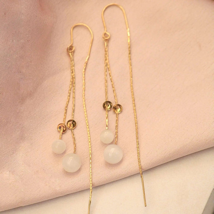 Pearly Golden Threader - Salty Accessories