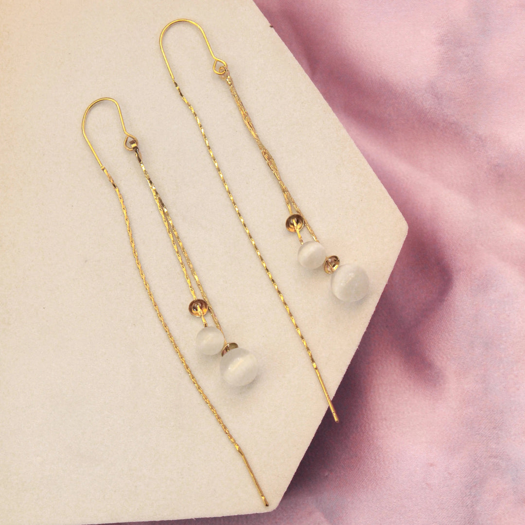 Pearly Golden Threader - Salty Accessories